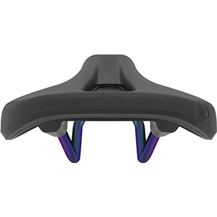 Ergon SM Enduro Comp Fahrradsattel | MTB Gravity für Männer, Medium/Large, Stealth Schwarz/Oil-Slick mit CNC-gefrästem AirCell-Sitzschaum und flexiblen Seitenflügeln – Bild 4