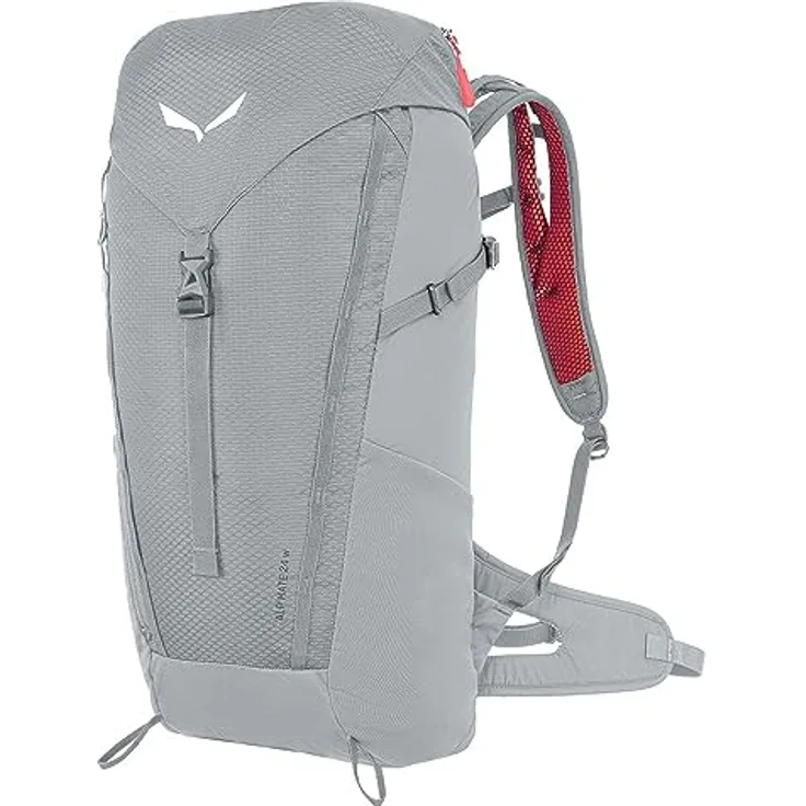 Salewa Alp Mate 24L Rucksack Damen, Grau - Wander- und Trekkingrucksack mit Dry Back Air-Tragesystem und nachhaltigem Design