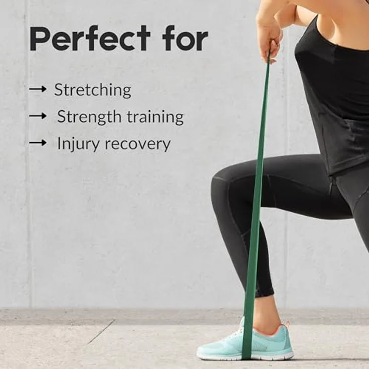 THERABAND Latexfreies Widerstandsband, 22.9 m, Blau, Extra Schwer für Pilates, Heimfitness, Rehabilitation und professionelle Physiotherapie – Bild 5