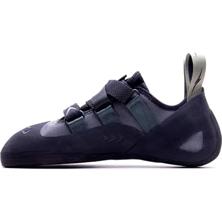 Evolv Kronos, Unisex Kletterschuhe für Damen und Herren, Größe 45, schwarz