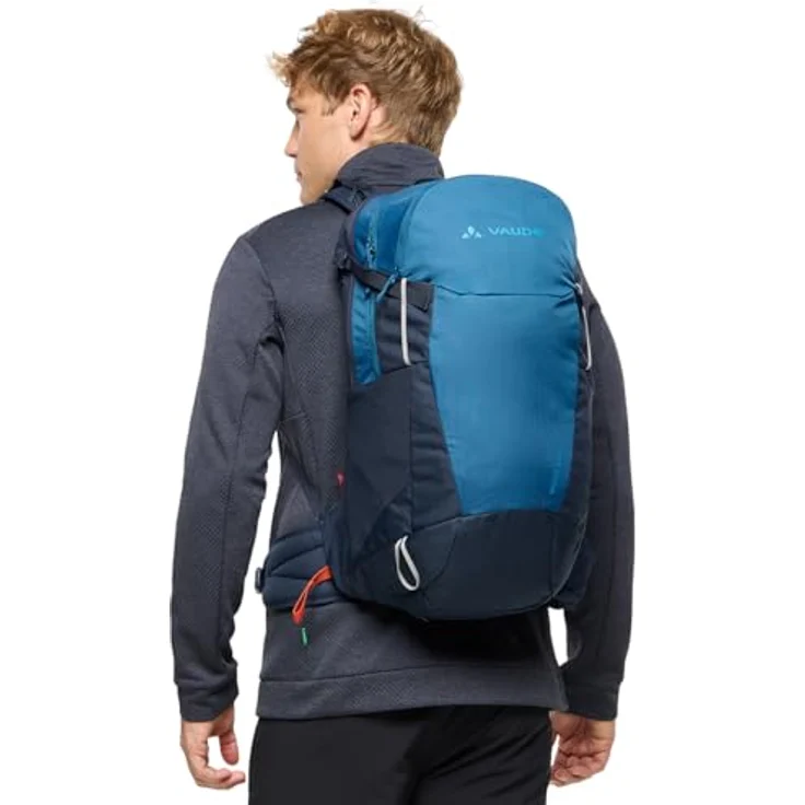 Vaude Wizard Wanderrucksack, 51 cm, blau, 100% Polyamid, kompaktes Design – Bild 6
