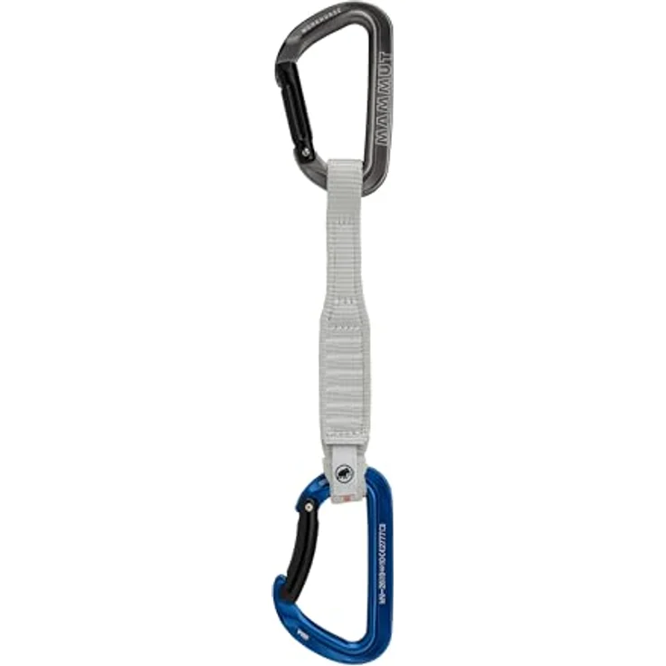 Mammut Workhorse Keylock 17 cm Quickdraw, ergonomisches Design mit Schlüsselverriegelungsnase, graublau