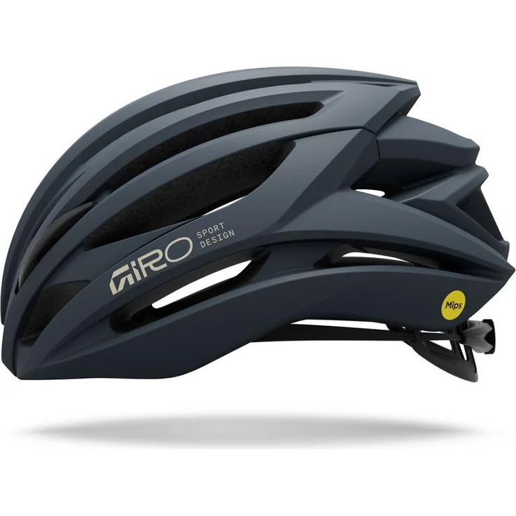 Giro Syntax MIPS Rennradhelm, saphir matt, Größe S (51-55 cm), leicht mit individuell einstellbarem Roc Loc 5 Air System