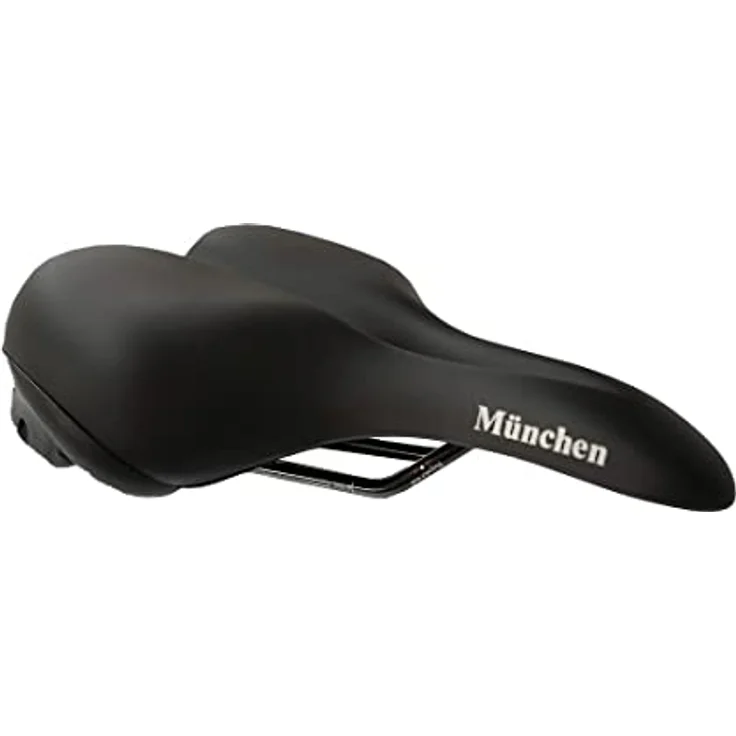 P&P Procycling Velosattel, bequemer Fahrradsattel Schwarz, 265x195 mm, 624g – Bild 2
