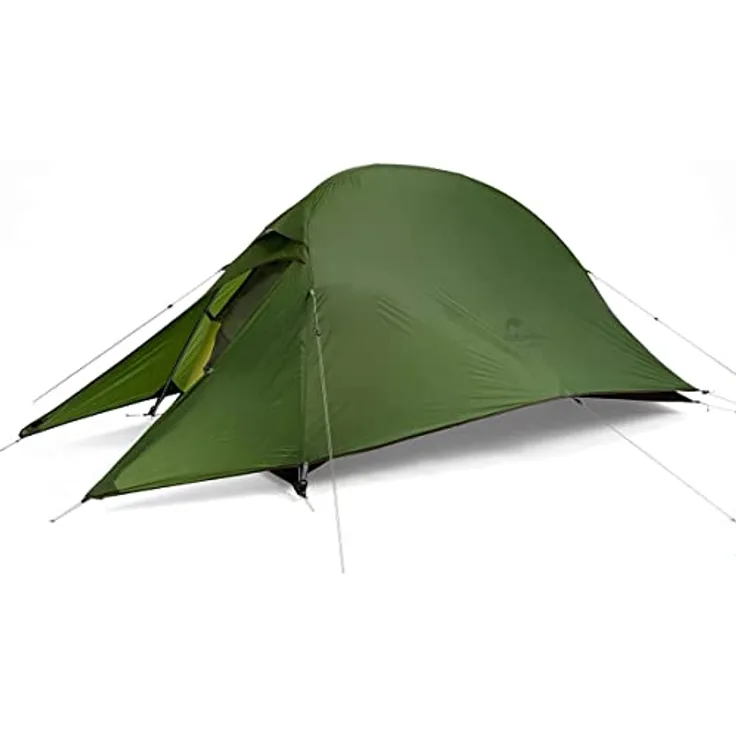 Naturehike Cloud Up 1, ultraleichtes Einzelzelt für 1 Person, wasserdichtes 20D Nylon mit PU4000mm, Olivgrün