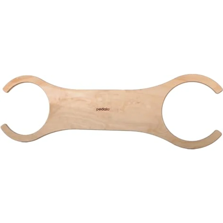 Pedalo® Stapelbaustein Balanciersteg, Holzstege aus FSC Birkenholz, kombinierbar mit Stapelsteinen, für kreative Bewegungslandschaften, naturfarben – Bild 1