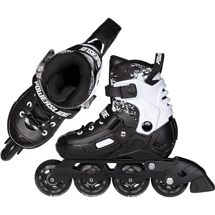 Powerslide Khaan Magic Adjustable Kinder-Inlineskates, Schwarz, verstellbar, EU 39-42 – Bild 3