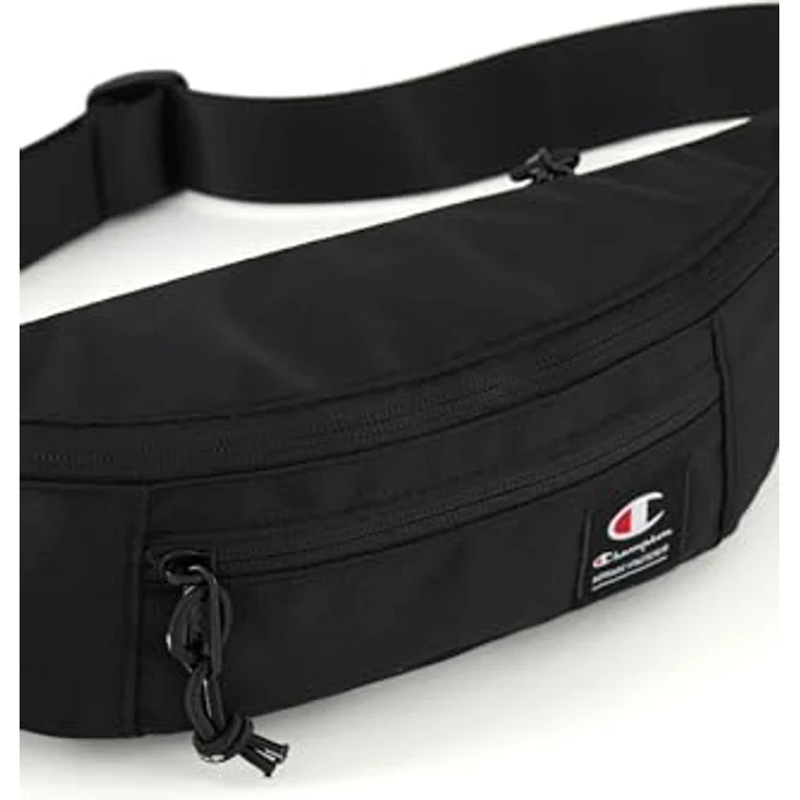 Champion Unisex Lifestyle Script Shop-(806021) Belt-Bag, wasserabweisende Bauchtasche mit 2 l Fassungsvermögen, Schwarz (NBK) – Bild 3