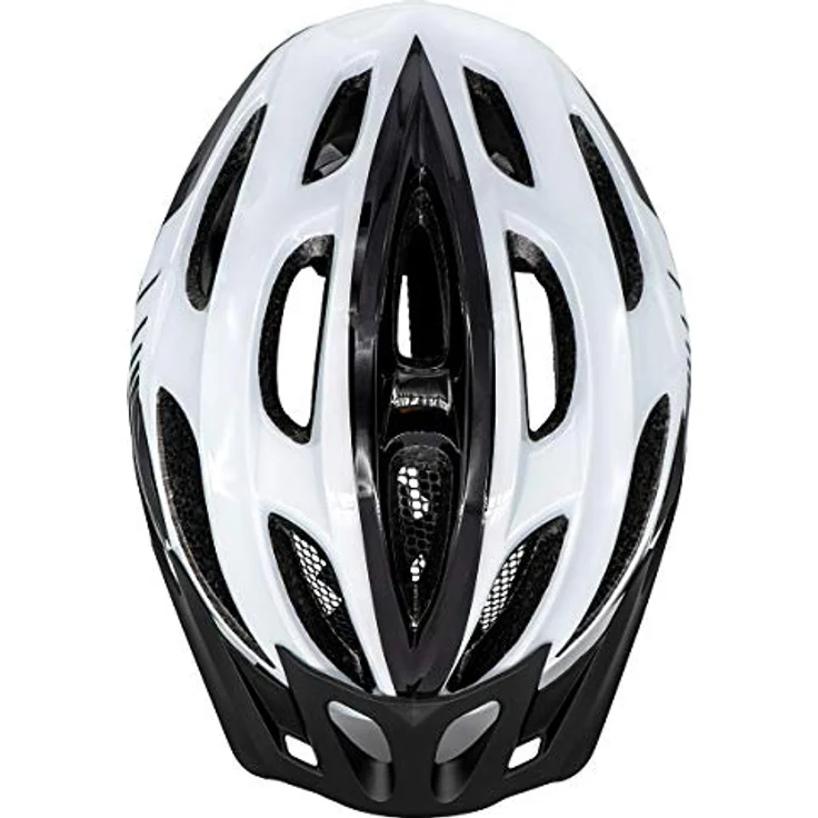Airtracks Fahrradhelm Master RD-10, schwarzes und weißes Design, In-Mould Technologie, Größe L/XL (58cm-62cm), für Herren und Damen, 273g leicht, 20 Belüftungsöffnungen – Bild 2