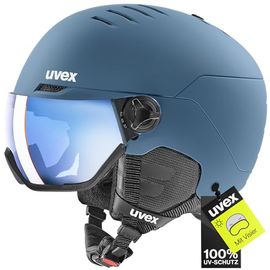 uvex Sports Wanted Visor Hardshell Skihelm mit integriertem Visier