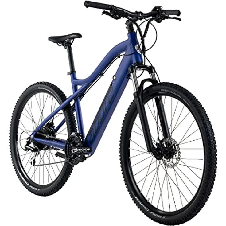 Adore Alu MTB Pedelec 29' Enforce E-Bike Blau 250 Watt Li-Ion 36V/14 Ah/504 Wh 24 Gänge