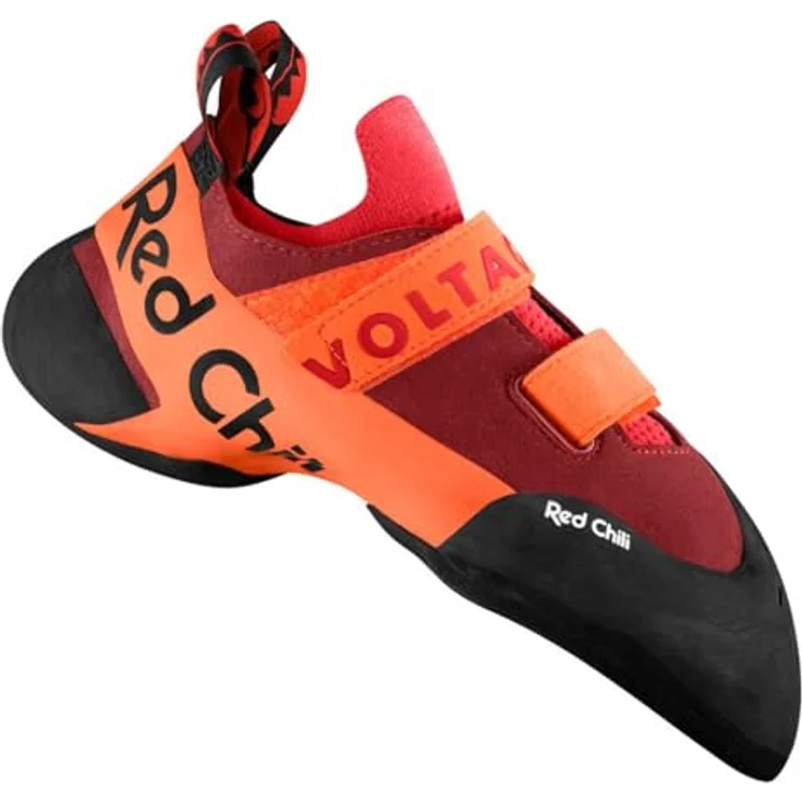 Red Chili Voltage 2, Herren Kletterschuhe mit klettverschluss und abriebfester Gummisohle, Rot, Größe 40.5 – Bild 2