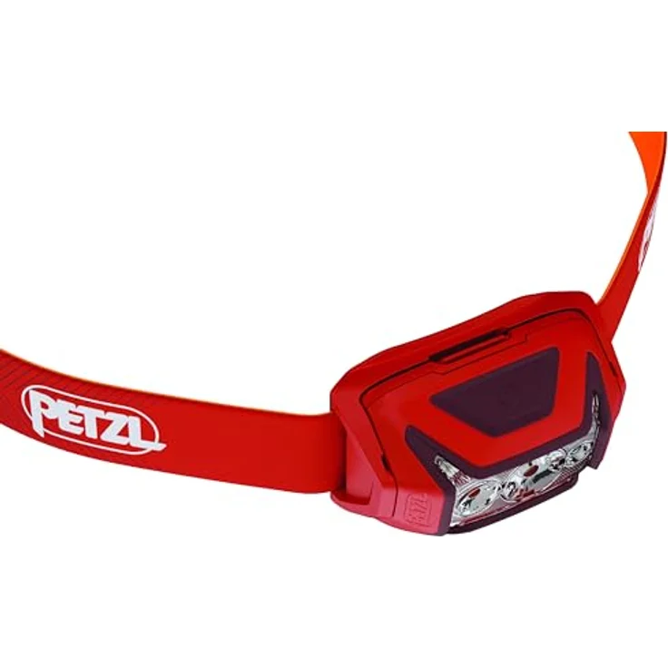 PETZL ACTIK LAMP Red, Stirnlampe mit 450 Lumen Leuchtkraft, 3 Leuchtstufen und kompaktem Design – Bild 4