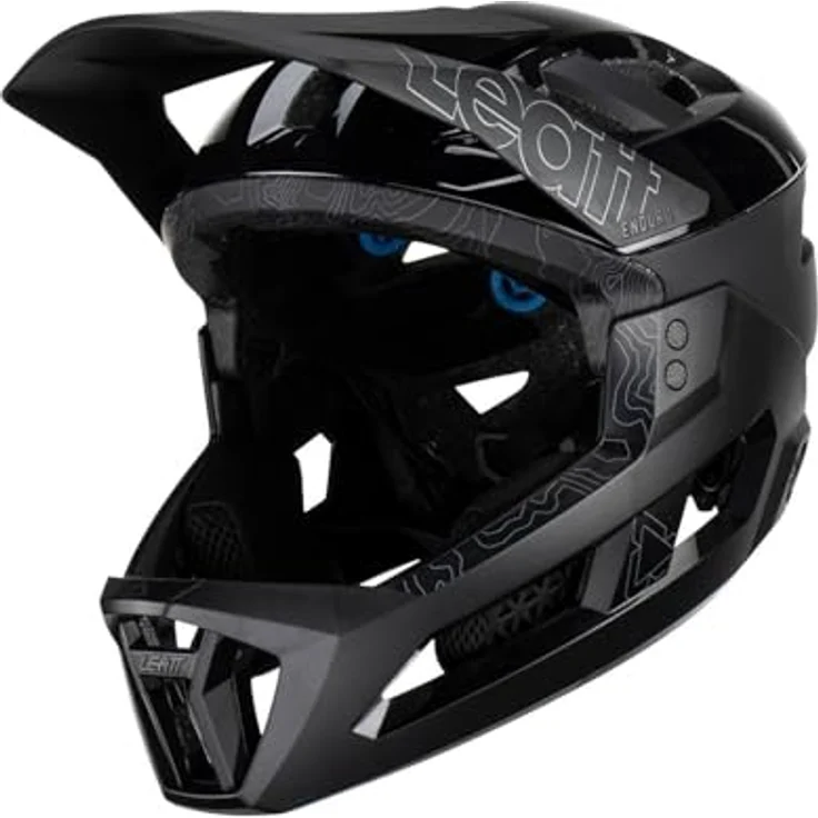 Leatt Helmet MTB Enduro 3.0, Fahrradhelm mit 360° Turbine-Technologie, Belüftungssystem und abnehmbarem Kinnbügel, White, Größe M – Bild 3