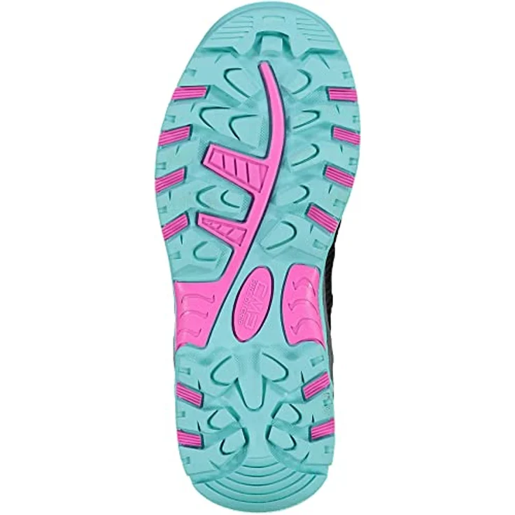 CMP Kids Rigel Low, Mädchen Walkingschuh mit dämpfender EVA-Sohle, wasserdicht, blau, Größe 28 – Bild 5
