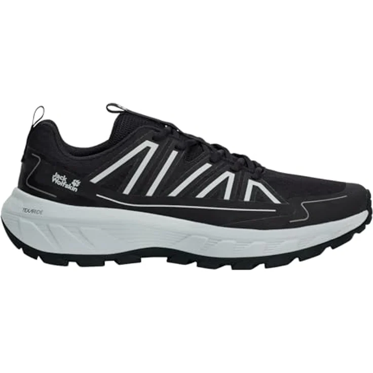 Jack Wolfskin Wild Hike Low M, Herren Wanderschuhe mit TEXARIDE-Technologie für optimalen Grip, Schwarz – Bild 3