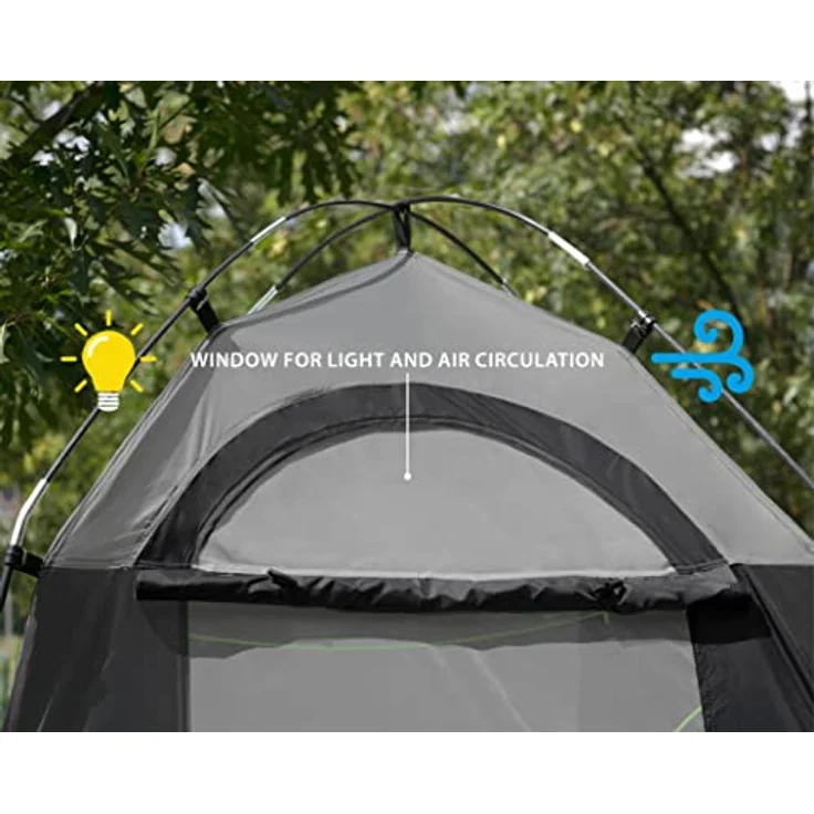 Brunner Kabinenzelt, Kuppelzelt für 1 Person mit einfachem Aufbau, 100% Polyester, kompaktes Packmaß, 2.65 kg – Bild 5