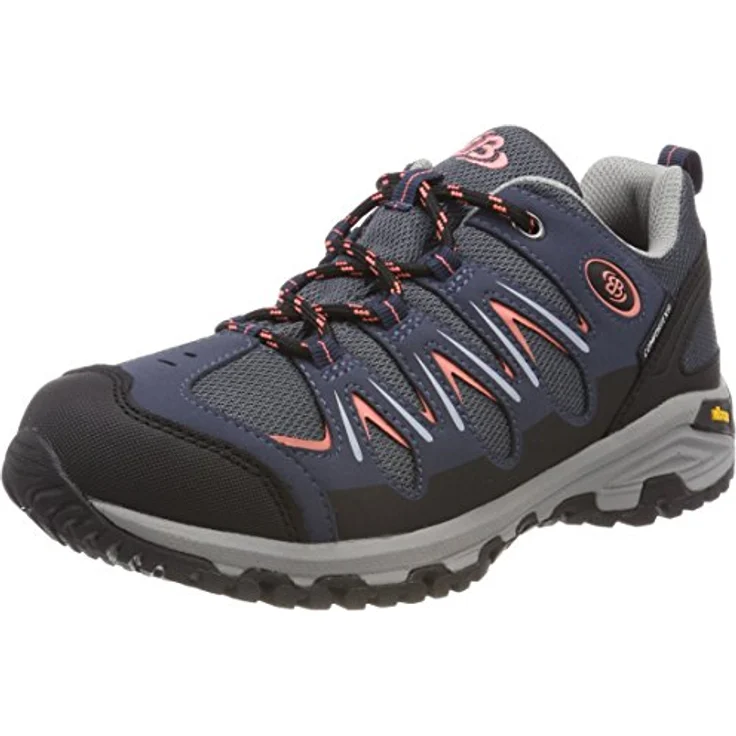 Brütting Damen Wanderschuhe, Outdoorschuhe aus Synthetik, flacher Absatz, Größe 36, Blau – Bild 1