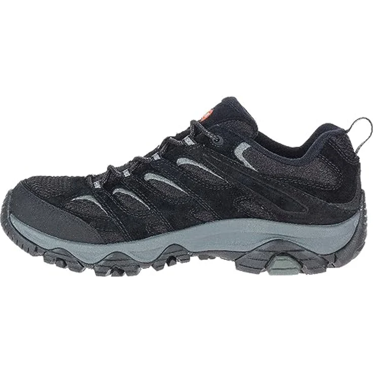 Merrell Moab 3 GTX, wasserdichter und atmungsaktiver Herren Wanderschuh aus recycelten Materialien, schwarz – Bild 3