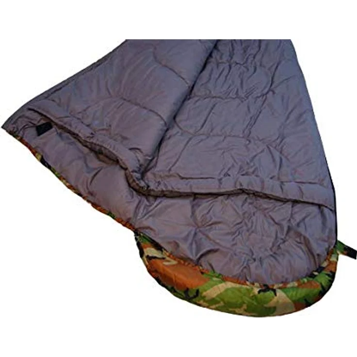EXPLORER Ranger Schlafsack Mumienschlafsack 3-4 Jahreszeiten -18°C +3°C, 350GSM, Camouflage, 230x80x55cm, leicht und kompakt, ideal für Outdoor, Camping und Trekking – Bild 4