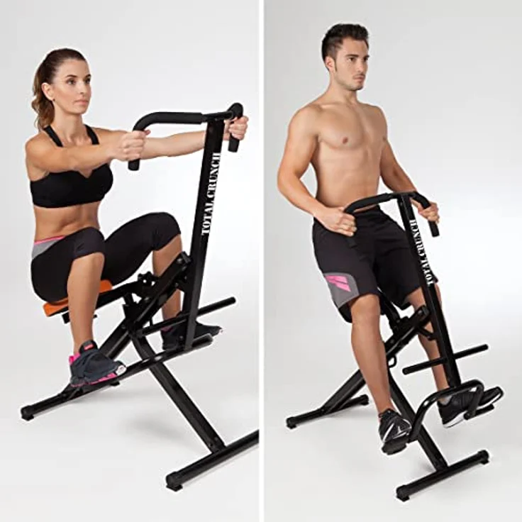 Mediashop TOTAL Crunch Trainingsgerät | Heimtrainer | Fitnessgerät | Bizeps, Latissimus, Bauch, Schultern, Rücken- und Deltamuskeln | leichtes Cardio-Workout | Das Original aus dem TV – Bild 3