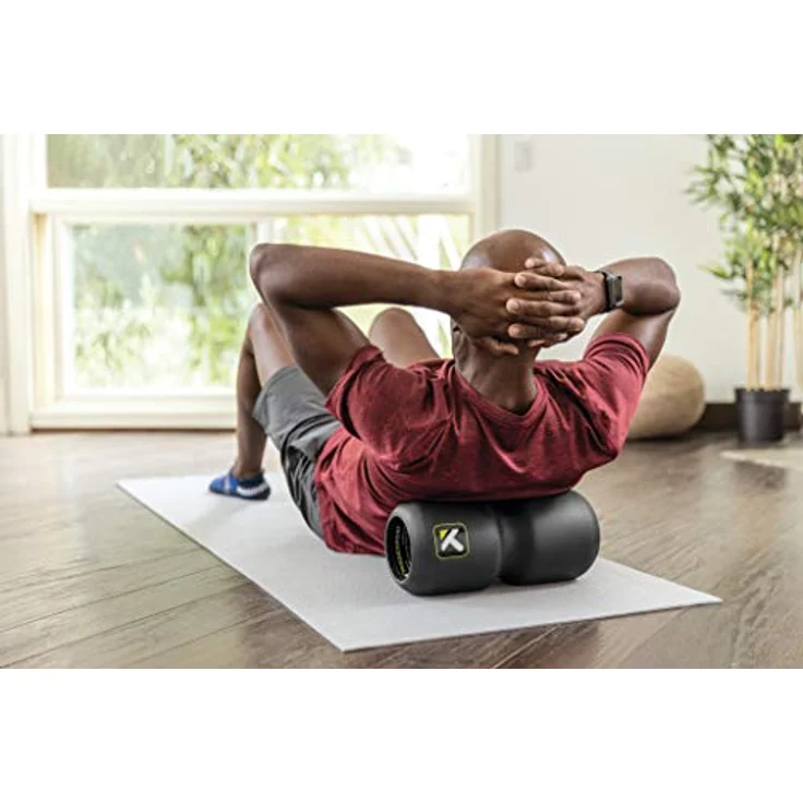 Trigger Point Therapy Channel Roller Foamroller, schwarz für effektive Triggerpunkttherapie und Muskelregeneration – Bild 5
