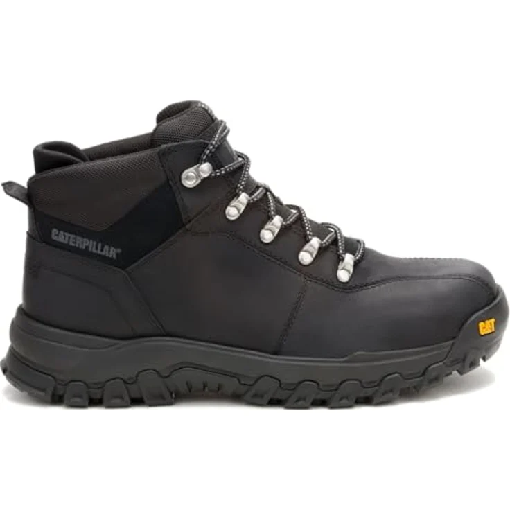 Caterpillar Threshold Rebound P726210, Wanderschuhe aus hochwertigem Leder mit robuster Gummisohle und Schnürverschluss für optimalen Halt, anthrazit – Bild 2