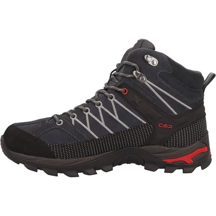 CMP RIGEL MID TREKKING SHOES WP, wasserdichter Wanderschuh mit gedämpfter EVA-Sohle und FullOn GRIP-Außensohle – Bild 2