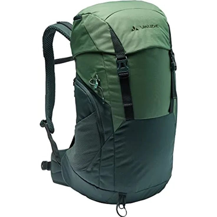 VAUDE Jura 32 - Wanderrucksack mit Rückenbelüftung und Regenhülle - 32 Liter, schwarz