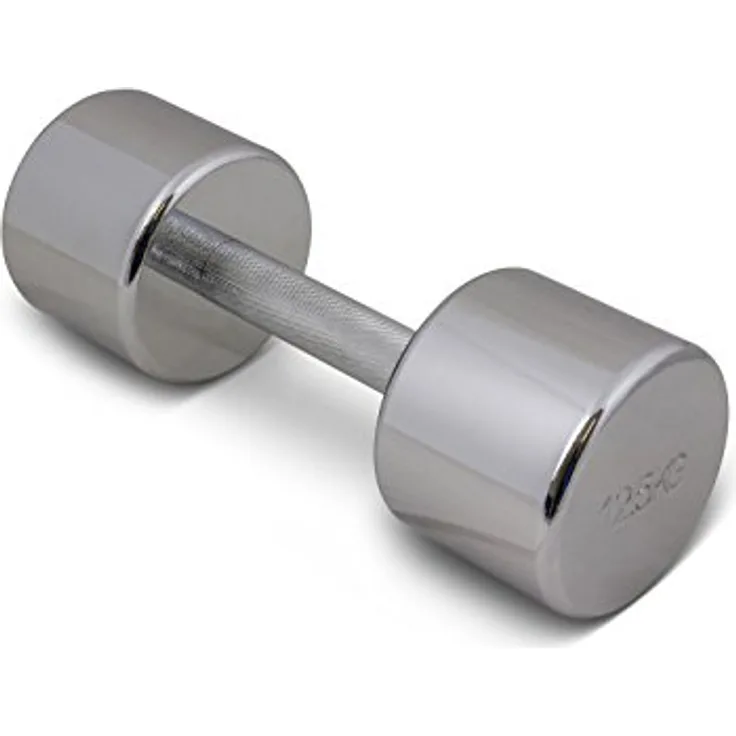 trenas Eine Chrom Kurzhantel - 12,5 kg