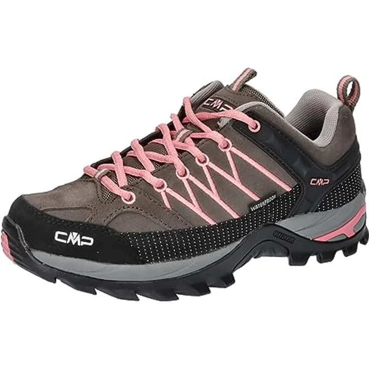 CAMPAGNOLO Rigel Low Wmn, wasserfester Damen Wanderschuh mit Clima Protect® und FullOn GRIP, braun, Größe 39 – Bild 1