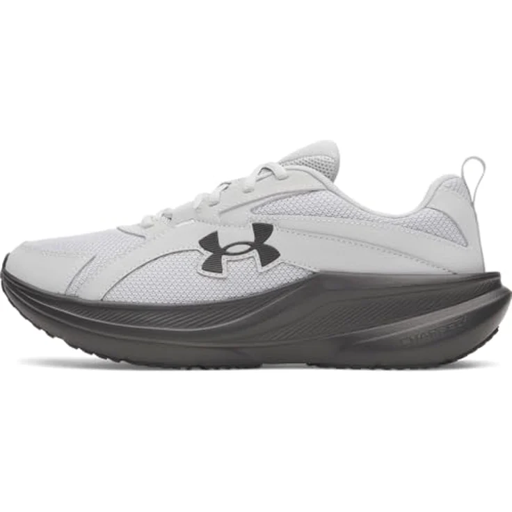 Under Armour Herren Charged Assert 11 Laufschuhe, Atmungsaktives Obermaterial, Komfortable Dämpfung, Grey, Größe 43 EU – Bild 1