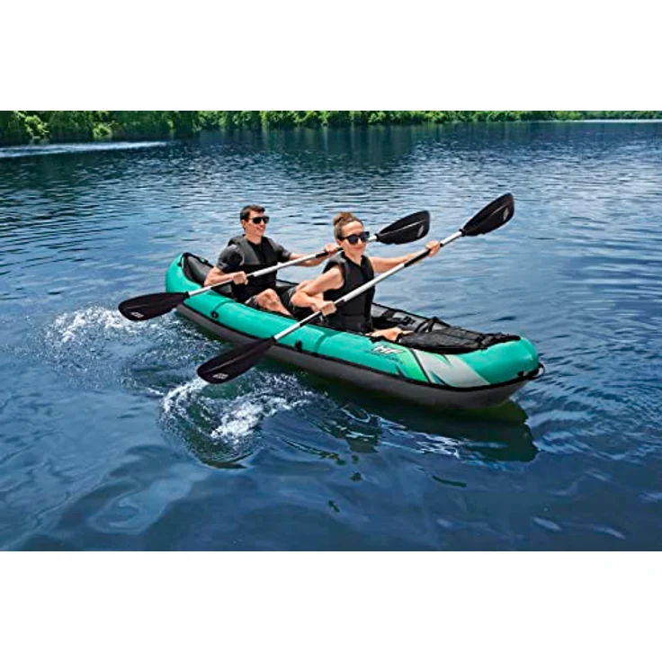 Bestway Ventura Elite X2 Kajak, 3.30m aufblasbar mit 2 Paddeln und Handpumpe – Bild 2