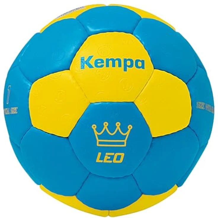 Kempa Handball Handball Leo Kids, Fluo Gelb/Schwarz mit starkem Halt und auffälligem Design – Bild 1