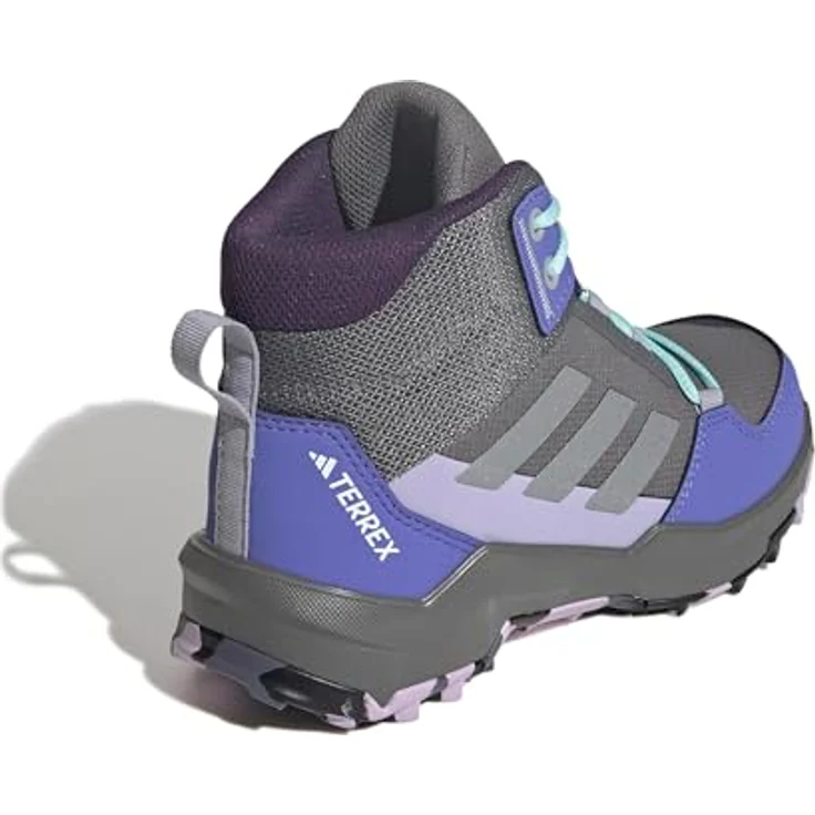 adidas TERREX TERREX AX4R MID, Wanderschuh für Kinder mit dämpfender Zwischensohle und griffiger Traxion Außensohle, Schwarz – Bild 6