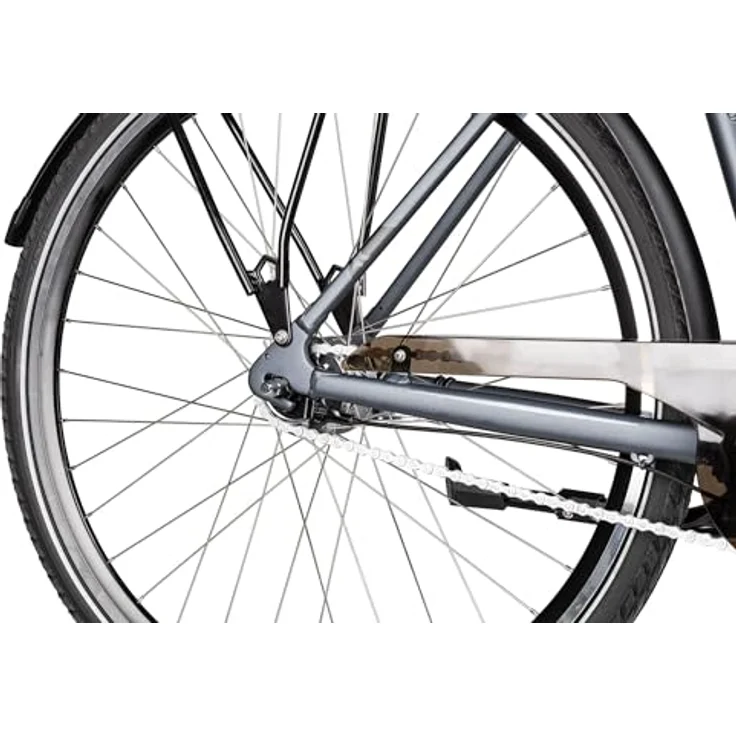 2R Manufaktur TRS NEX Cityfahrrad, 7-Gang Shimano Nexus Nabenschaltung mit Rücktritt, dunkelgrau matt/grau schwarz matt, 51 cm – Bild 4