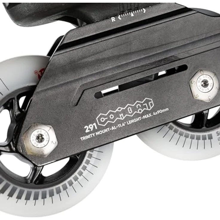 POWERSLIDE Next 90 Inline-skates Grau EU 40-41 - Urban Freeride-Stil, HXG-Rocker-Technologie, Trinity-3-Punkte-Montagesystem – Bild 9