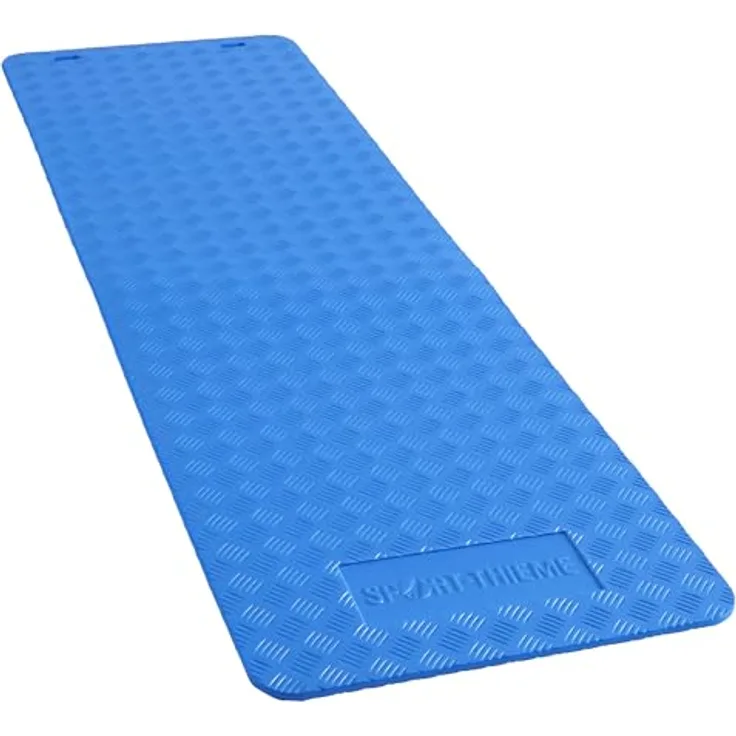 Sport-Thieme Medica Classic, Yogamatte (14 mm) mit Anti-Rutsch-Prägung, blau, für Therapie und Reha