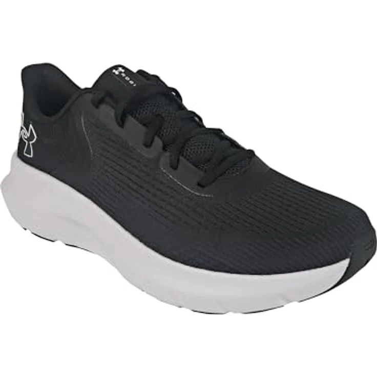 Under Armour Charged Rogue 5, Laufschuhe für Männer, schwarz, EU 44, atmungsaktives Mesh, Charged Cushioning® Mittelsohle, robuster Gummi-Außensohle – Bild 5