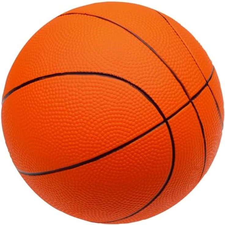 Sport-Thieme Weichschaumball PU-Basketball 20 cm, besonders weich für Anfänger und Kinder, Unisex, Orange, 290 g – Bild 2