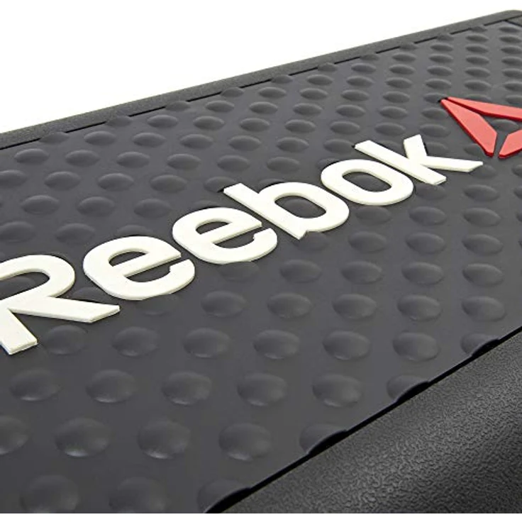Reebok Mini-Stepper Mini Step, kompakter Aerobic-Stepper mit rutschfester Oberfläche, Schwarz – Bild 3