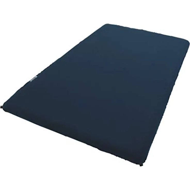 Outwell SIM Double Bettlaken, Blue, 200 x 135 cm - Baumwoll-Polyester-Mix, Öffnungen für Ventile, Waschmaschinenfest