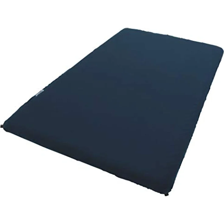 Outwell SIM Double Bettlaken, Blue, 200 x 135 cm - Baumwoll-Polyester-Mix, Öffnungen für Ventile, Waschmaschinenfest