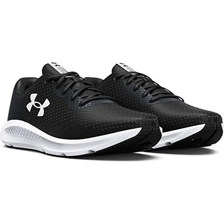 Under Armour Charged Pursuit 3, Laufschuh für Herren, leicht und atmungsaktiv, Dämpfung und Energierückgabe, Schwarz, Größe 44.5 – Bild 5