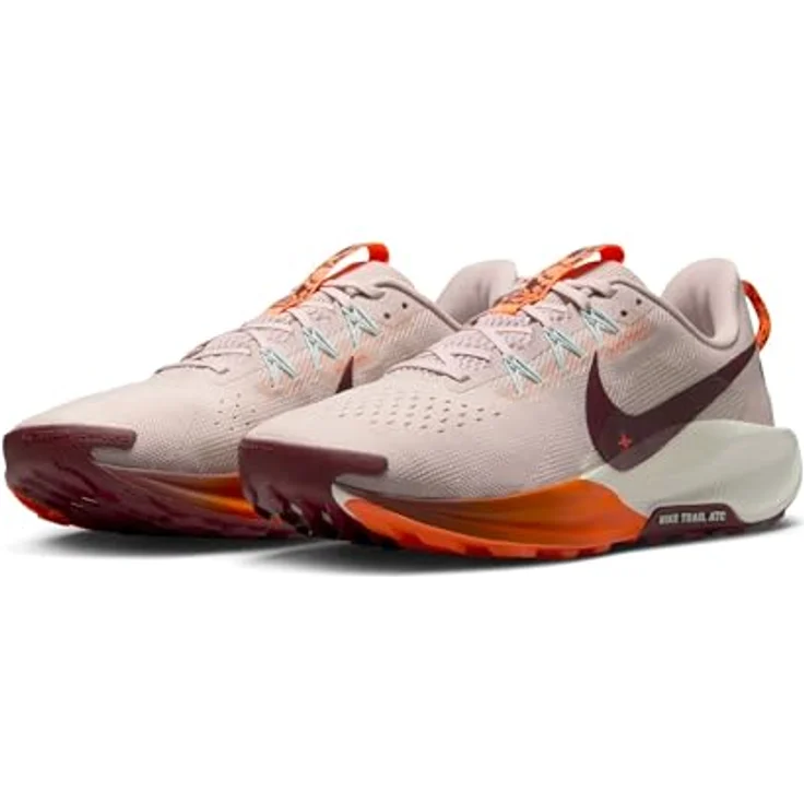 Nike React Pegasus Trail 5, Laufschuh mit ReactX-Schaumstoff, Silt Red / Hyper Crimson / Sail / Dark Team Red, EU 42 – Bild 2