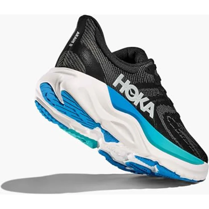 Hoka One One M Arahi 8, Laufschuh für Herren, schwarz / himmelblau, Größe 42.5 – Bild 8