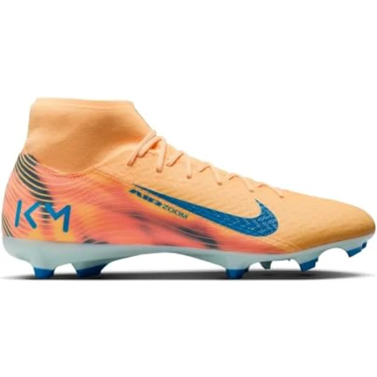 Nike Mercurial Superfly 10 Academy KM FG/MG, Fußballschuhe für Unisex, Fusion Orange, Dynamic Fit-Kragen, NikeSkin-Obermaterial, optimierter Grip – Bild 7