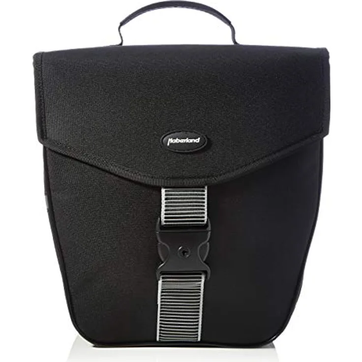 Haberland Fahrradtasche Haken-Befestigung, Schwarz, 16 Liter, 25 x 20 x 15 cm, EH2504 00