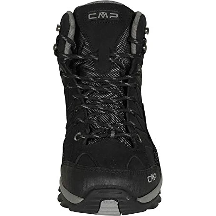 CMP Campagnolo Rigel Mid WP, Herren Wanderschuhe, wasserdichtes Veloursleder, Größe 42, Schwarz – Bild 4