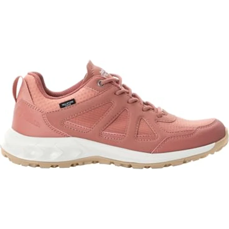 Jack Wolfskin WOODLAND 2 TEXAPORE LOW W, Wasserdichte Damen-Wanderschuhe mit dämpfender REFLEX FOAM-Mittelsohle und griffiger Gummisohle – Bild 1